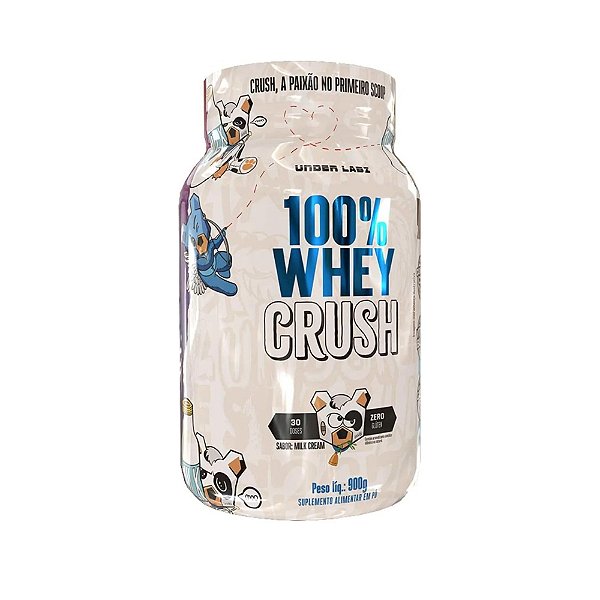100% Whey Crush Pote 900g -Under Labz - Milk Cream