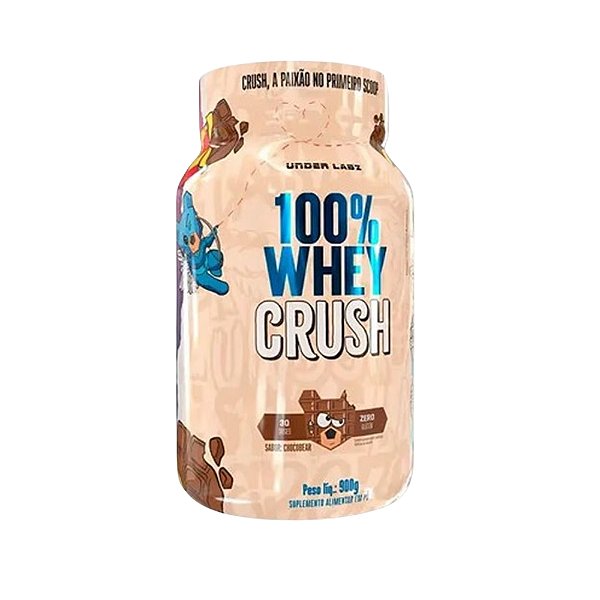 100% Whey Crush Pote 900g -Under Labz - Chocobear