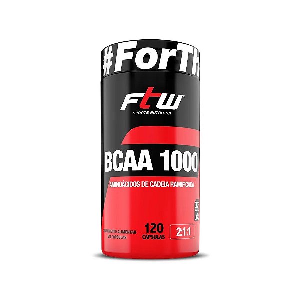 Bcaa 1.000 200Mg - 120 Cáps Ftw