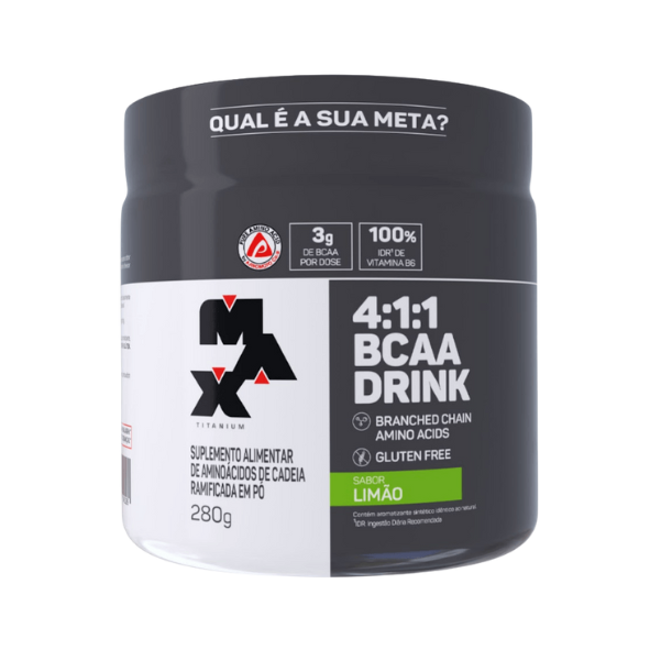 Foto de BCAA Drink 4:1:1 Pote 280g Max Titanium - Limão