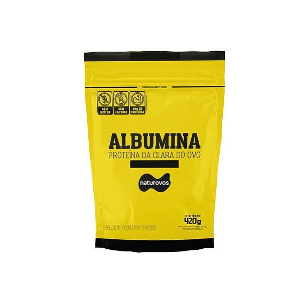 Albumina 420g Naturovos - Mocaccino