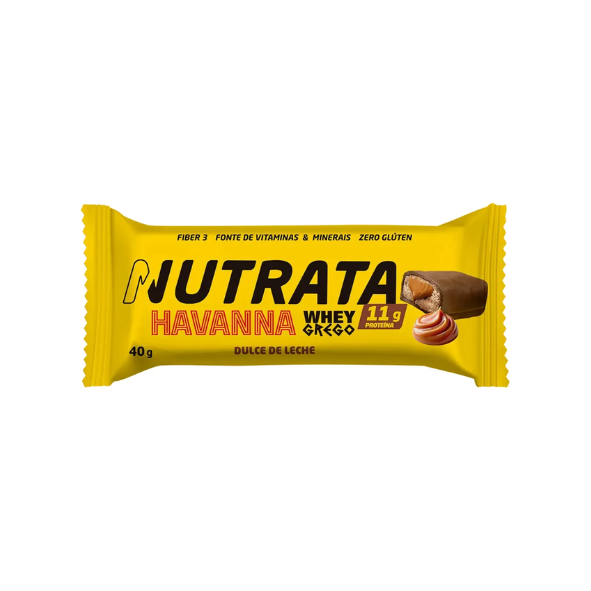Whey Grego Bar 40g Havanna Nutrata - Dulce De Leche