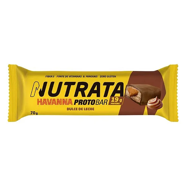 Protobar 70g Havanna Dulce De Leche Nutrata
