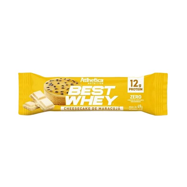 Best Whey Bar 49g Cheesecake De Maracuja Atlhetica Nutrition
