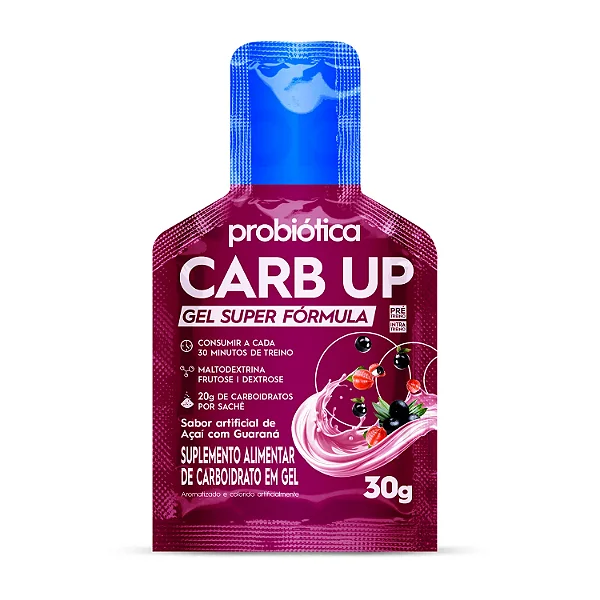 Foto de Carb Up Gel Super Formula Probiótica - Açaí Com Guaraná