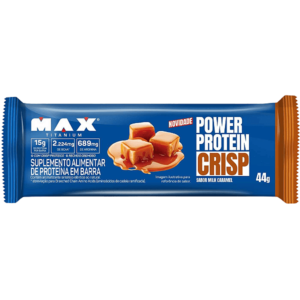 Power Protein Crisp 44g Max Titanium - Milk Caramel