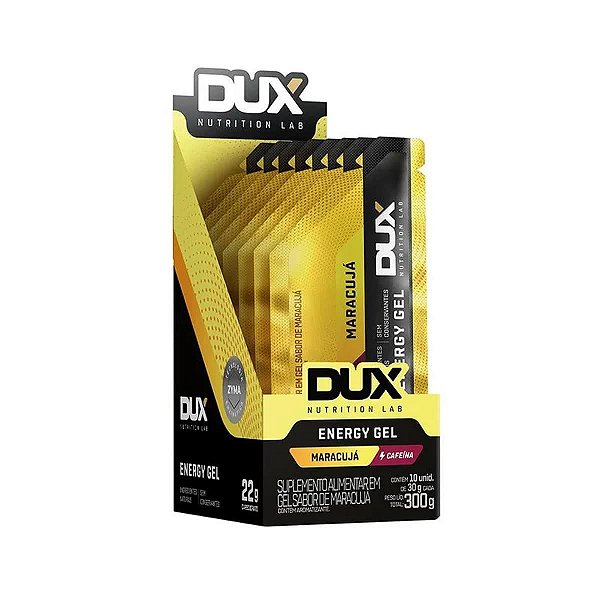 Energy Gel Com Cafeína 30g Display Com 10un Dux Nutrition - Maracujá