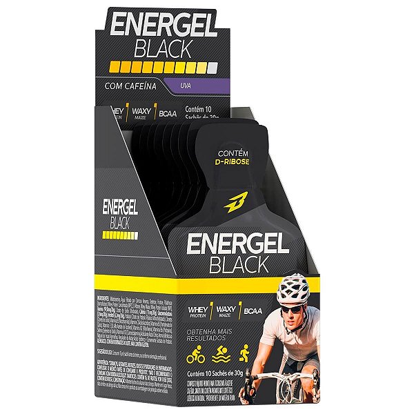 Energel Black Sache 30g Display Com 10un BodyAction - Uva