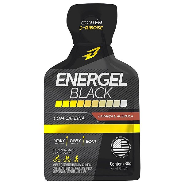 Energel Black Sache 30g Laranja Com Acerola BodyAction