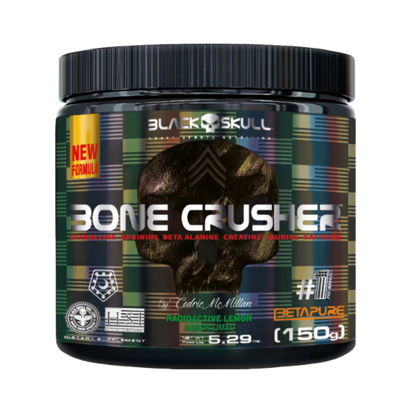 Bone Crusher 150g Black Skull - Lemon Radioactive