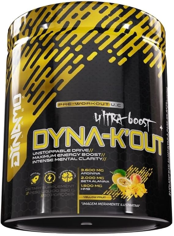 Pré Treino Dyna Kout 360g Dynamo Labz - Yellow Fruit