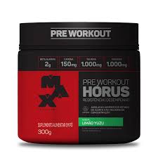 Pré treino Hórus 300g - Max Titanium - Limão Yuzu