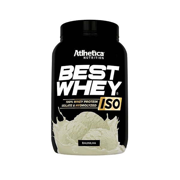 Best Whey Iso Protein Pote 900g Atlhetica Nutrition - Baunilha