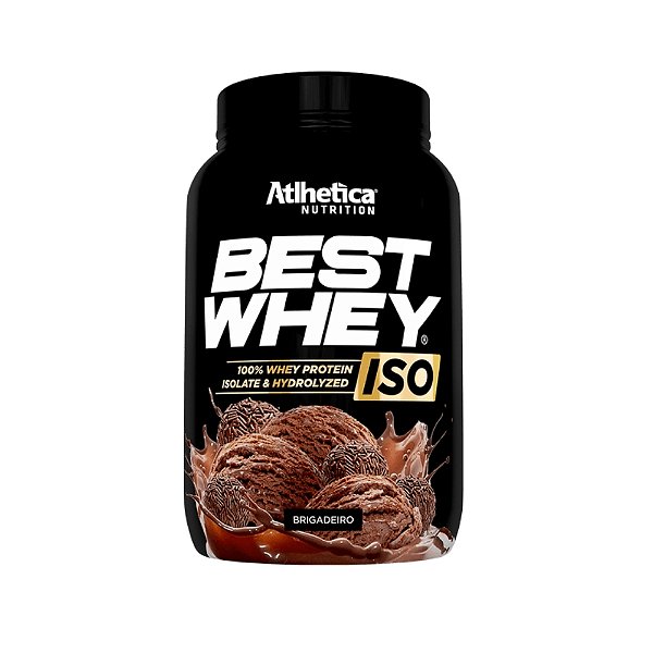 Best Whey Iso Protein Pote 900g Atlhetica Nutrition - Brigadeiro