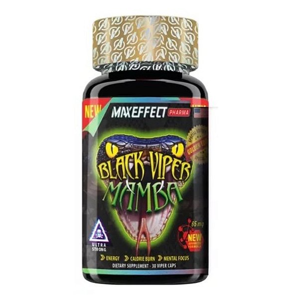 Black Viper Mamba Maxeffect Pharma - 30 Capsulas