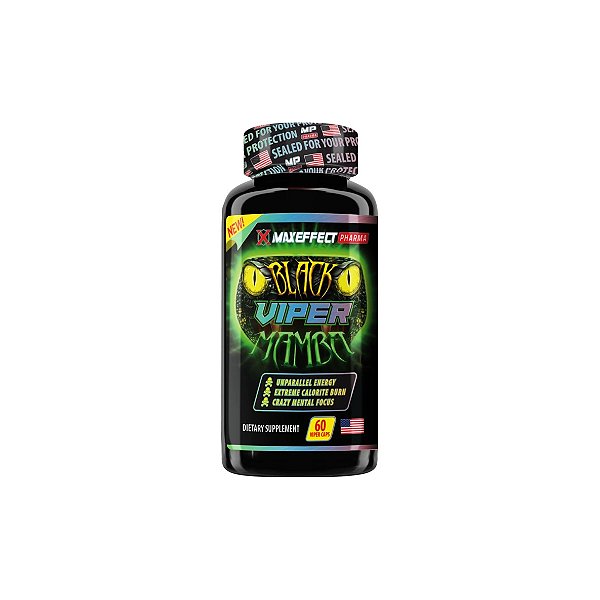 Black Viper Mamba Maxeffect Pharma - 60 Capsulas