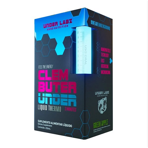 Foto de Clembuter liquido 250ml Under Labz - Green Apple