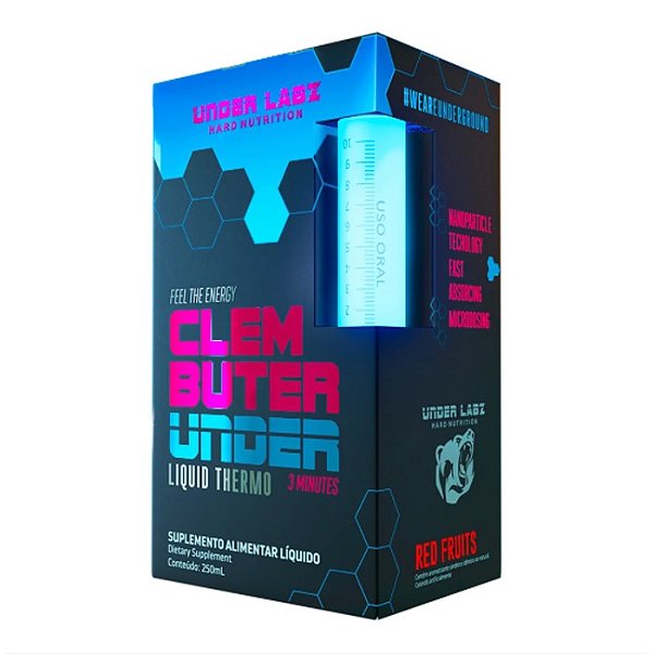 Clembuter liquido 250ml Under Labz - Red Fruits