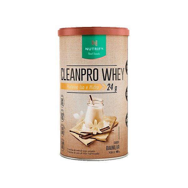 Foto de Whey CleanPro 450g Nutrify - Baunilha