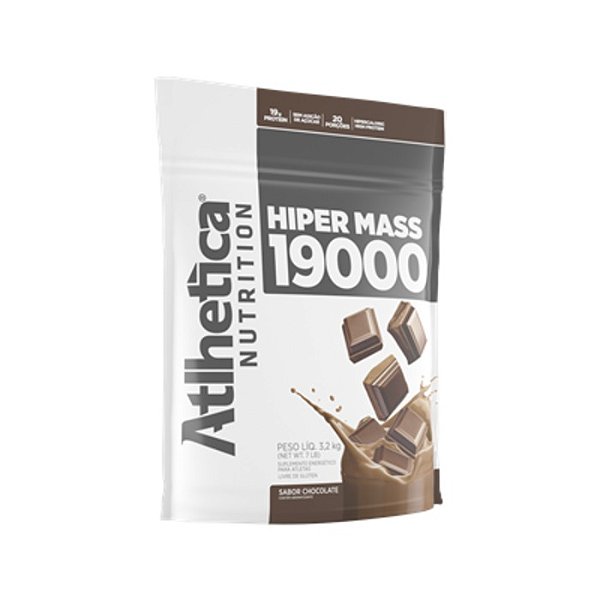 Hiper Mass 19000 3.2kg Atlhetica Nutrition - Chocolate