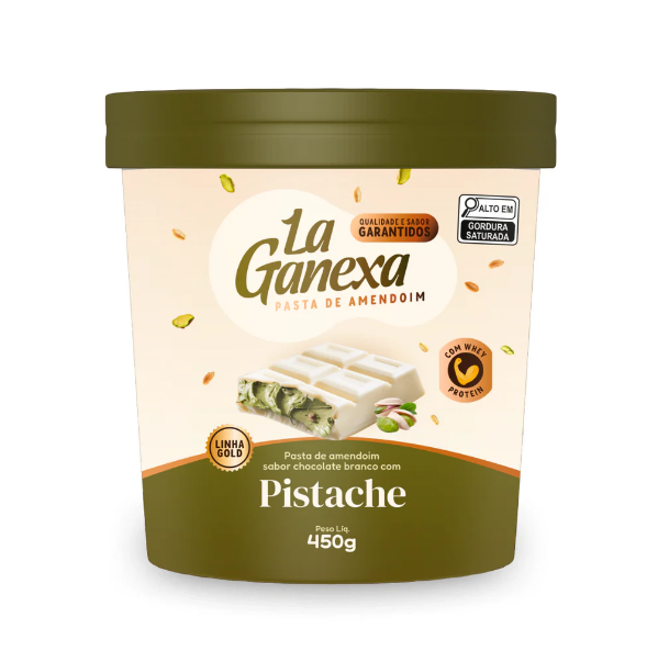 Pasta Amendoim 450g - La Ganexa - Pistache