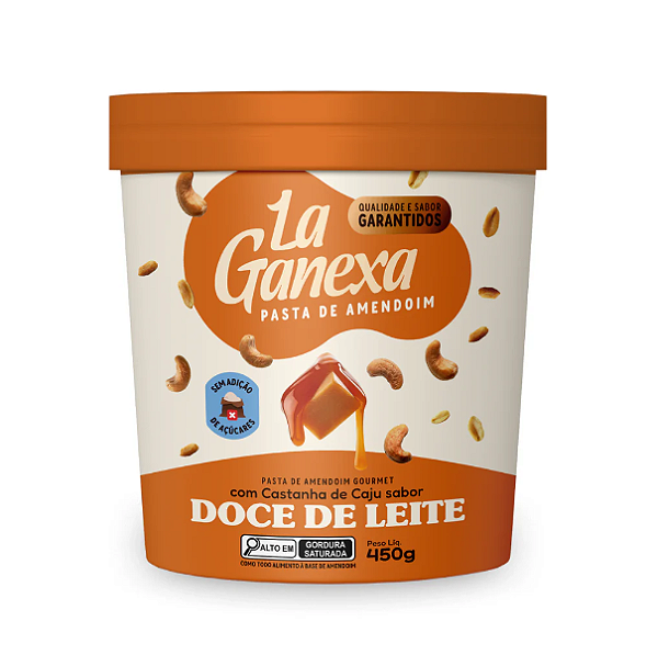 Foto de Pasta Amendoim 450g - La Ganexa - Doce de Leite