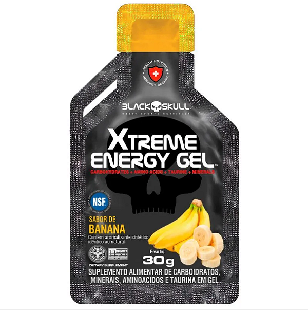 Xtreme Energy Gel Banana 30G - Black Skull