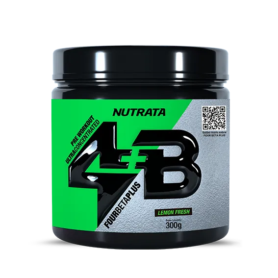 Pré Treino 4B Pote 300g Nutrata - Limão