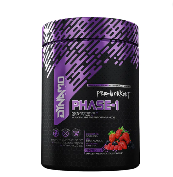 Phase-1 450g Pré Treino Dynamo Labz - Frutas Vermelhas