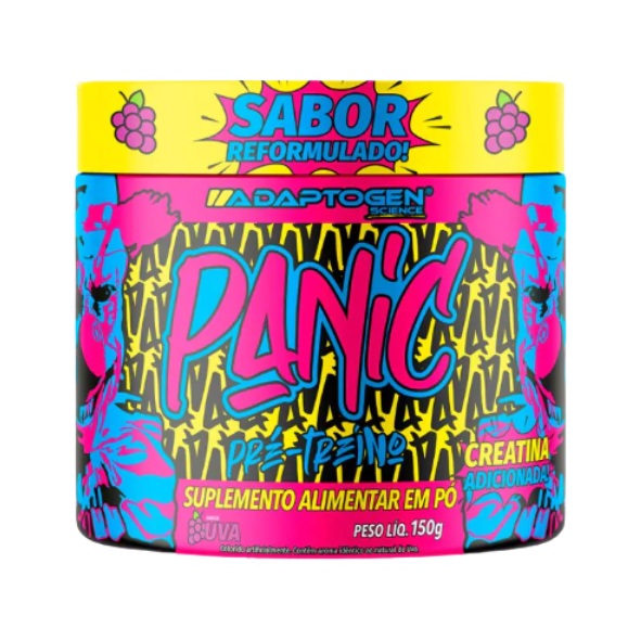 Panic Pre Workout 150g Adaptogen - Uva