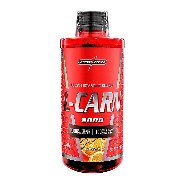 Foto de L-Carn 2000 480ml Integralmedica - Laranja