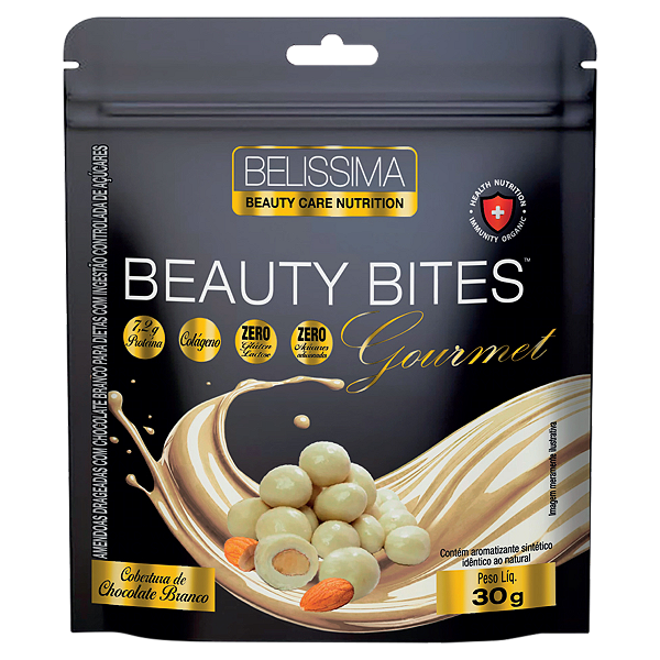 Foto de Drageado Amendoa Chocolate Branco 30G Belissima