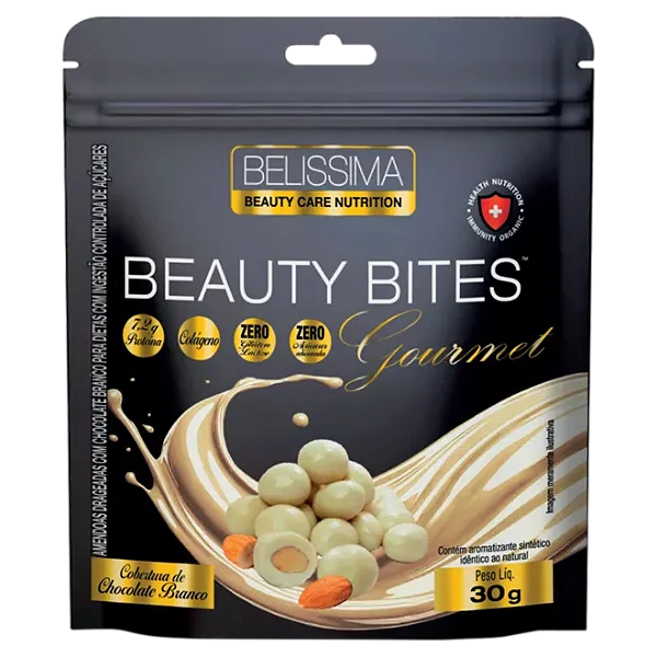 Drageado Amendoa Chocolate Branco 30G Cx 12 Uni Belissima