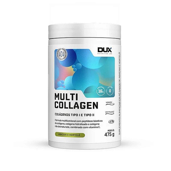 Multi Collagen 475g Dux Nutrition - Abacaxi Com Hortelã