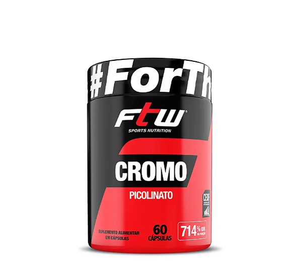 Cromo Picolinato 250Mcg - 60 Cáps Ftw