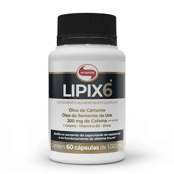 Lipix 6 Vitafor - 60 Caps