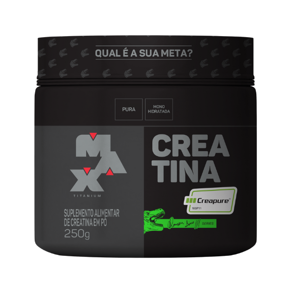 Creatina Creapure Pote 250g Max Titanium - Linha Ramon Dino