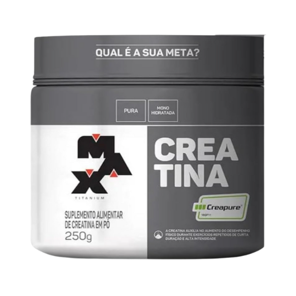Creatina Creapure Pote 250g Max Titanium - Linha Max Titanium