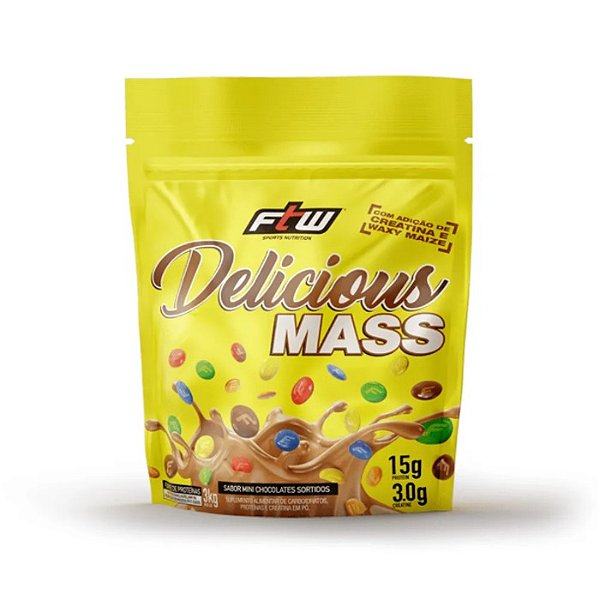 Delicious Mass 3kg Ftw - Chocolate Sortidos