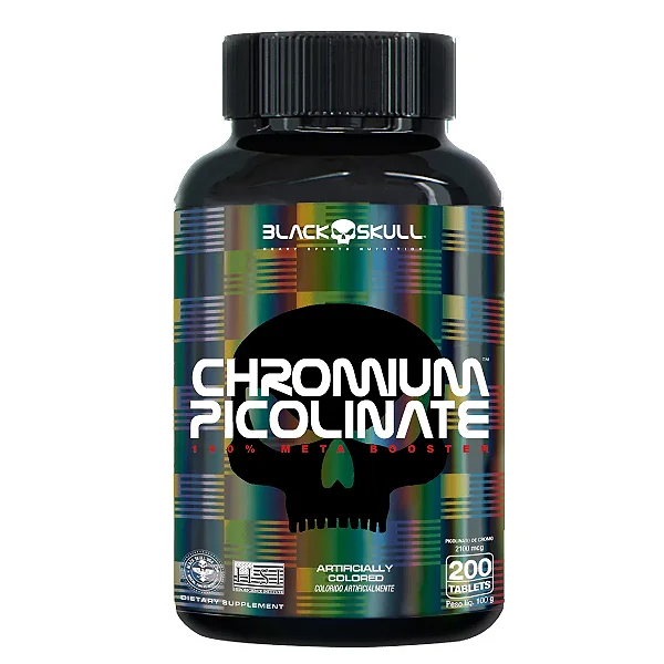 Chromium Picolinate 200 Tabletes Black Skull