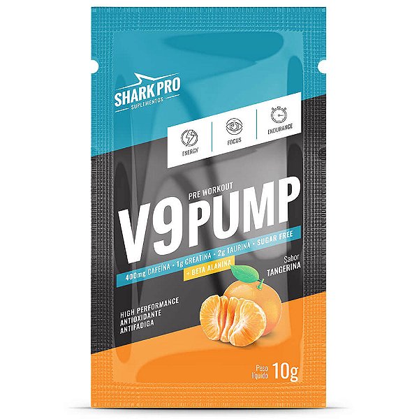 Foto de V9 Pump Tangerina 10Gr Shark Pro