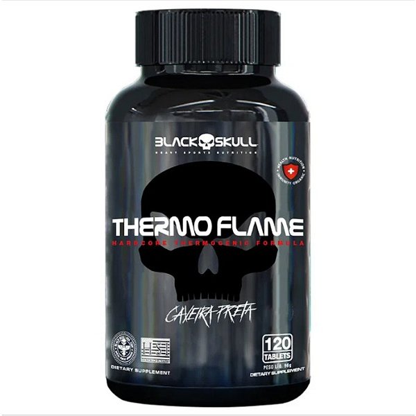Thermo Flame Black Skull - 120 Capsulas