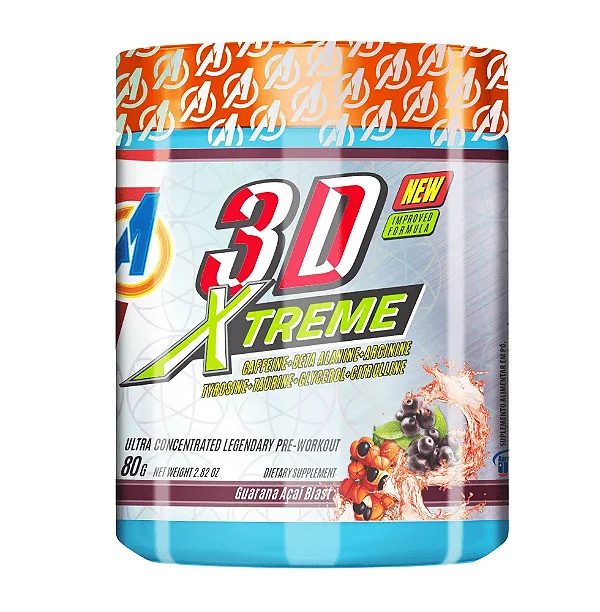 Pre Treino Arnold 3D 80g Arnold Nutrition - Guaraná Com Açai