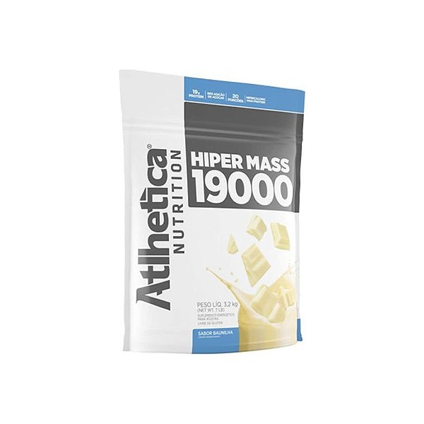 Hiper Mass 19000 3.2kg Atlhetica Nutrition - Baunilha