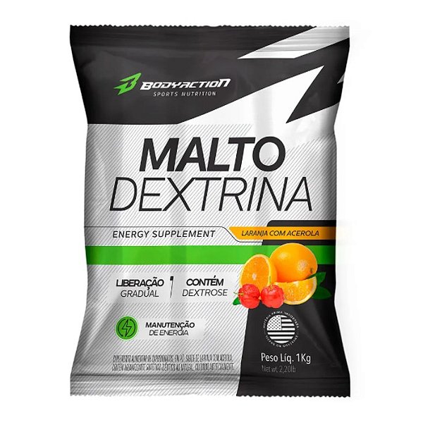 Foto de Maltodextrina 1kg BodyAction - Laranja Com Acerola