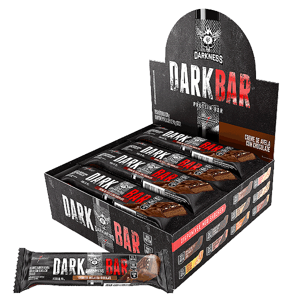 Dark Bar 90g Display Com 8un Darkness - Creme De Avelã Com Chocolate