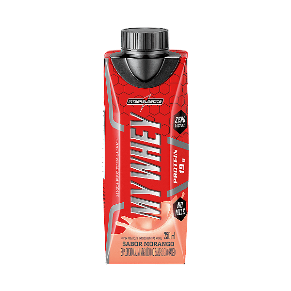 My Whey Protein Shake 250ml Integralmedica - Morango