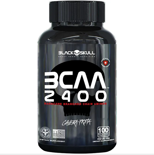 Foto de BCAA 2400 Tabletes Black Skull - 100