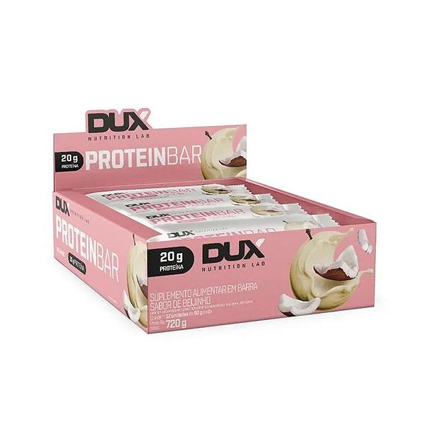 Protein Bar 20g De Proteina 12un De 60g - Dux Nutrition - Beijinho