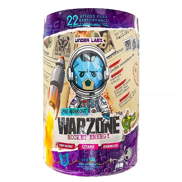 Foto de Warzone Rocket Energy 450g Under Labz - Green Bomb